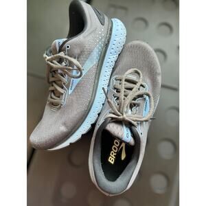 Brooks Gray and Light Blue Athletic Shoes